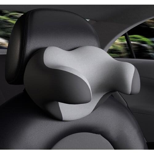 Memory Foam Car Seat Headrest U-shaped Neck Pillow Auto Detachable Comfortable Sleeping Neck Cushion Nap Time Head Support