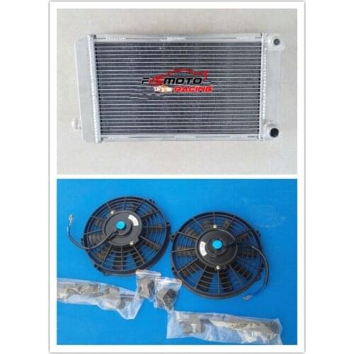 Racing For MG MIDGET 1500 1975 1976 1977 1978 1979 Manual MT Full Aluminum Radiator + FAN