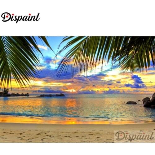Dispaint Full Square/Round Drill 5D DIY Diamond Painting "Sea view" Embroidery Cross Stitch 3D Home Decor A12113