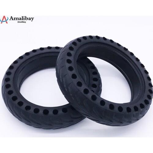 Electric Scooter Hollow Tire for Xiaomi M365 Pro Non-Pneumatic Front Rear Rubber Damping Tire Xiaomi M365 Skateboard Accessories