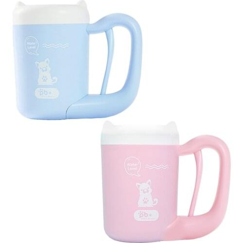 Portable Dog Paw Cleaner Paw Care, Silicone Bristles Grooming Brush for Muddy Paw, 360° All-Round Cleaning