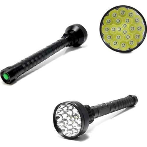 5pcs/lot Ultra Bright 25000LM 5 Modes 21 x CREE XML T6 LED Flashlight Hunting Fishing Caving Outdoor Torch Light