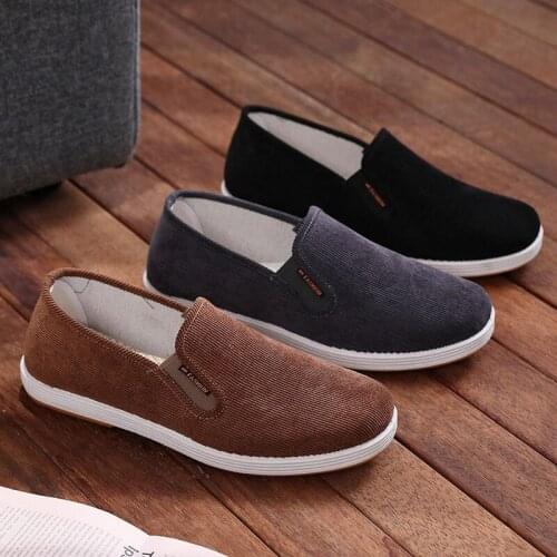High quality breathable mens casual kung fu tai chi sneakers non-slip resistant work/drive/leisure shoes