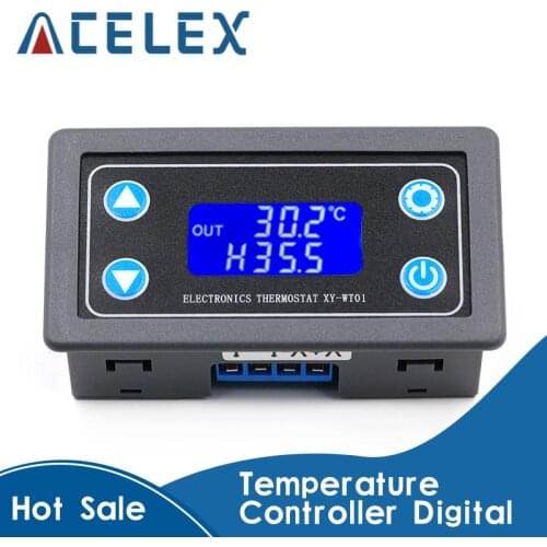 XY-WT01 Temperature Controller Digital LED Display Heating/Cooling Regulator Thermostat Switch