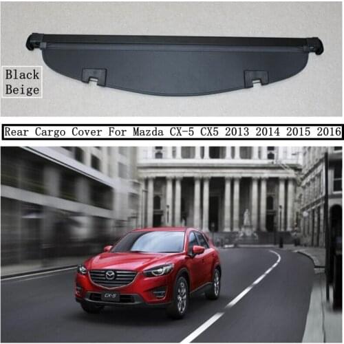 Rear Cargo Cover For Mazda CX-5 CX5 2013 2014 2015 2016 Privacy Trunk Screen Security Shield Shade Black Beige Auto Accessories