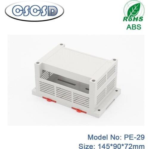 1pcs/lot 145*90*72mm CSCSD plastic enclosure din rail case project box enclosure electric meter box