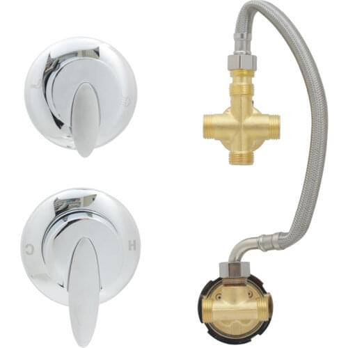 3/4/5 way Water output Screw Thread Shower Room Mixer Tap Brass Mixing Bathroom Valve for Shower Set Cabin Hole center 10cm
