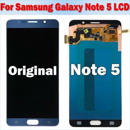 5.7'' 100% Original LCD for SAMSUNG Galaxy Note 5 Display LCD Touch Screen for SAMSUNG Note 5 Note5 N920A N9200 SM-N920 N920C