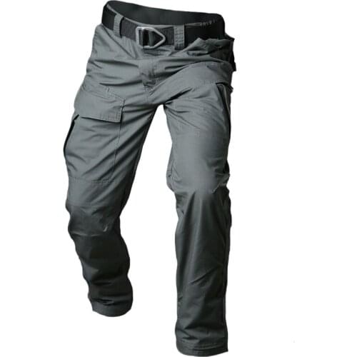 2021City Tactical Cargo Pants Men Combat SWAT Army Military Pants Cotton Multi-pocket Stretch Flexible Man Casual Trousers