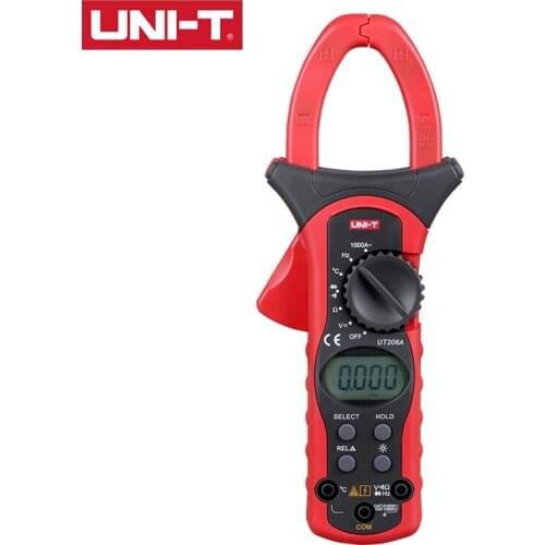 UNI-T UT205A/UT206A AC 1000A Digital Clamp Meter Automatic Range Duty Cycle Relative Value LCD Backlight