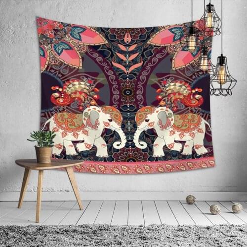 India Elephant God Series Home Decorative Tapestry Home Decoration Tapestry Hanging Painting Home Living Room Bedroom Available