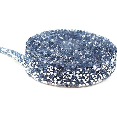 DIY Self-Adhesive Rhinestone Tape Applicator Rhinestones For Clothes Accessories Strass Hotfix Crystal Jewelry Ribbon Applique