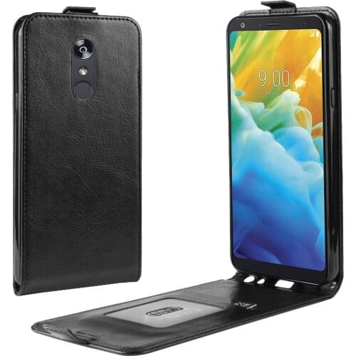 For LG G8 Thinq Case Flip Back Cover PU Leather Phone Case For LG Stylo 5 K40 V40 V50 ThinQ Case