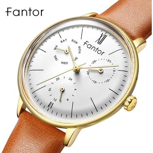 Fantor 2019 Luxury Brand Elegant Ladies Women Dress Watch Leather Quartz Wrist Watch Fashion Lady Bracelet Watches for Women