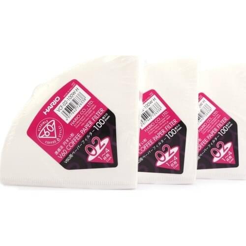 Hario V60 02 Filter Coffee Brewing Paper 3 Package 3x100