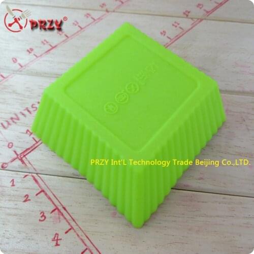 Good quality free shipping square chocolate mold silica gel chocolate Manufacture mold cake mould cupcakes (si055)
