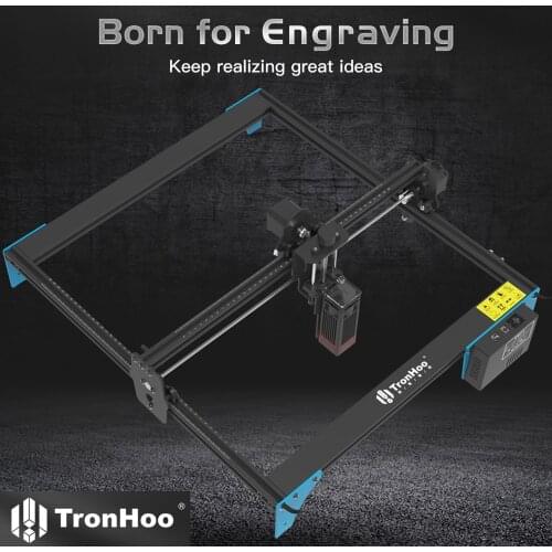 LC400 PRO 50W Laser Engraver DIY Laser Engraving Machine Fixed-focus Laser Cutter 400x400mm Engraving Area Precision ± 0.01mm