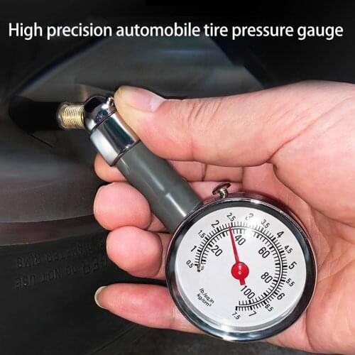 Dial Car Tire Pressure Gauge Accurate Dual-Scale Auto Motorcycle Truck Tyre Pressure Gauge New