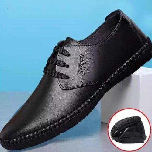 2019 Men Fashion flats super soft leather Shoes Mens Casual Shoes male Formal Office Business Oxfords shoes loafersmko