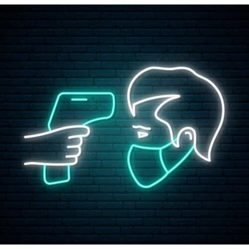 Neon Sign Man And Woman Restroom Take temperature Beer Pub Hotel Health Protect Beach Recreational Neon Bulb Resistor