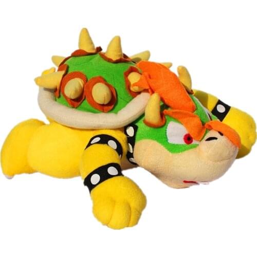 New Cute Classical Game Super Mario Bowser Koopa King Plush 23CM Kids Stuffed Toys For Children Gifts
