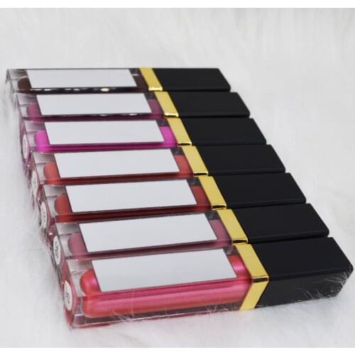 Custom OEM High Pigment Liquid Lipstick with Mirror Long Lasting Waterproof Moist Makeup Cosmetics Vegan Lipgloss Private label