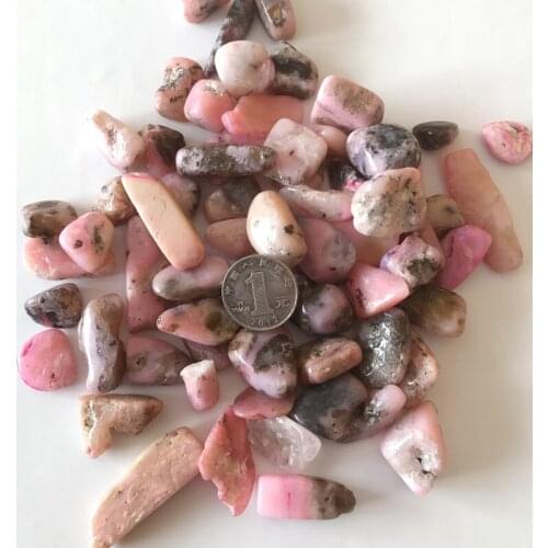 Powder Crystal Pink Stone Rose Quartz Small Gravel DIY House Decoration Flowerpot Aquarium Ornamental Fish Tank FengShui