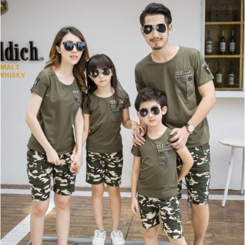 QiGuJin T-shirts For Dad And Son For A Photo Shoot