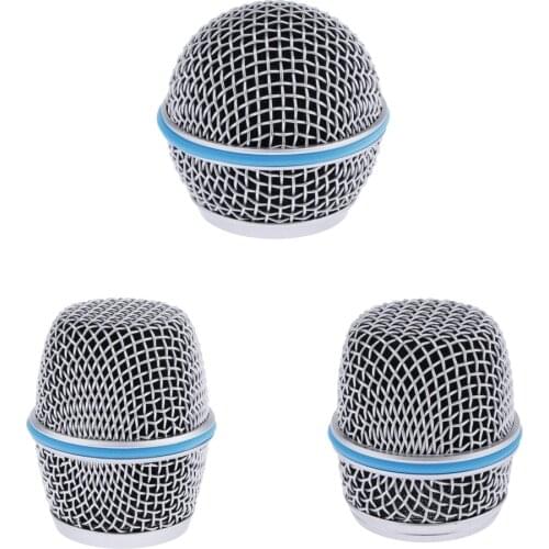 Ball Head Mesh Inner Foam Microphone Grille Windscreen DIY Replacement Parts
