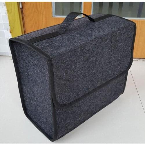 Car Trunk Boot Storage Bag Auto Vehicle Rear Felt Organizer Folding Holder Box Органайзеры в багажник органайзер в багажник