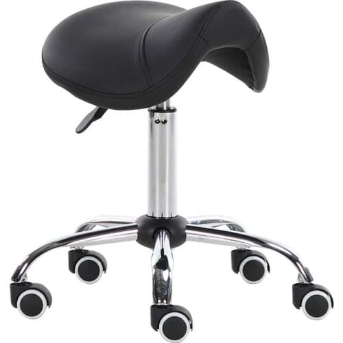 Pink PU Massage Pedicure Chair Stool Saddle Leather Upholstery Spa Tattoo Beauty Facial Massage Chair Giraffe Office stools