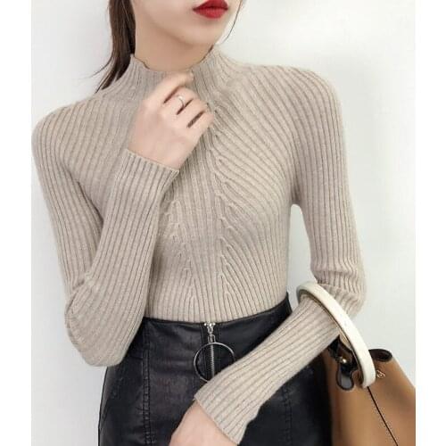 Autumn Winter Sweater Women Long Sleeve Pullover Women Basic Sweaters 2021 New Korean Style Female Knitted Tops Invierno Mujer