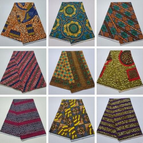 Ankara fabric african real wax print cotton 100% new design 2021 tissus wax africain patchwork fabric for dress 6yard sales now