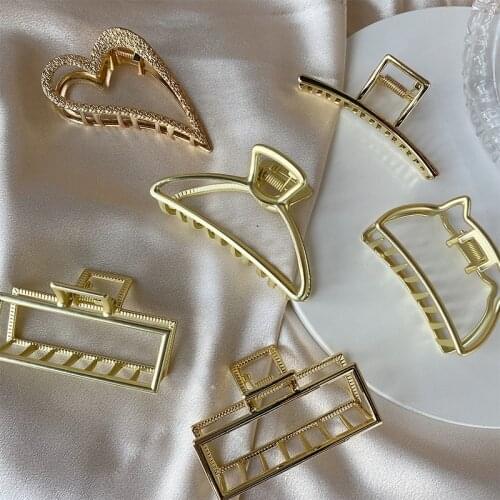 Retro Senior Women Simple European and American Hairpin Temperament Korean Top Clip Fashion Hair Accessories Wholesale