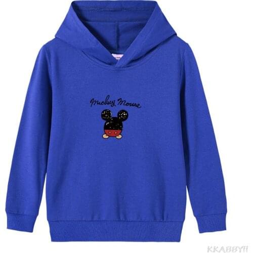 Disney Mickey Spring children girls sweatshirt boys long sleeve hoodie cartoon game hoodie childrens top