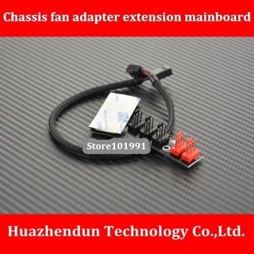 High Quality HUB Concentrator CPU 4pwm Fan Adapter Extension HUB Concentrator for Chassis Mainboard FAN