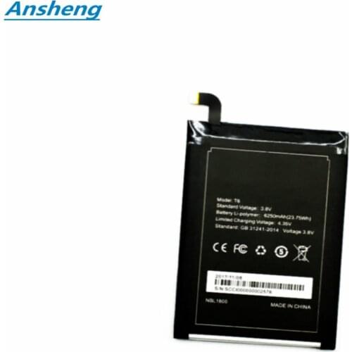 Ansheng High Quality 6250mAh T6 battery for DOOGEE T6 Pro Smart phone