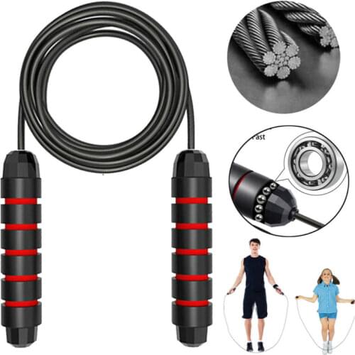 High Speed Jump Rope Steel Wire Rope for Boxing MMA Training Gym Fitness