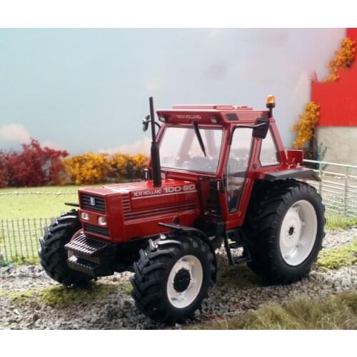 1:32 Scale REP 197 New Holland 100-90 Fiat Tractor Alloy Model Agricultural Vehicle Static Display Adult Collection Hot Toys