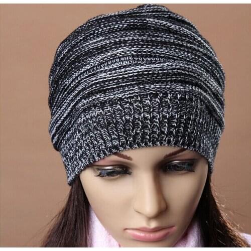 1Pcs Trend of Korean mens and womens hats Autumn And Winter Warm Knitted Line Cap Skullies Beanies Fashion Hip-hop Leisure Cap