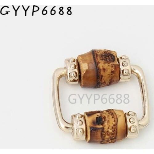 10-50-100 pieces 28*29 mm bags strap belt buckle bamboo square adjustable slider buckle metal hardware for woman bags buckle