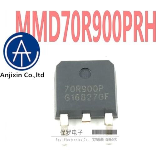 10pcs 100% orginal new real stock MOS field effect tube MMD70R900PRH 70R900P TO-252
