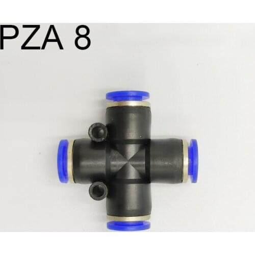 10PCS Pneumatic fittings PZA water pipes and pipe connectors direct thrust 8mm plastic hose quick couplings