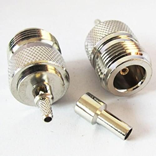 20pcs brass N female jack crimp RG174 RG316 LMR100 cable adapter