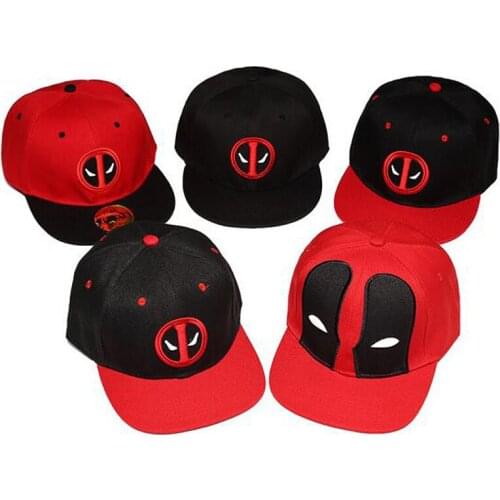 2020 Fashion Comic Deadpool Hat High quality Snapback Bone Aba Cotton Baseball For Men Women Sports Hip Hop Cap very good
