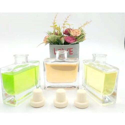 5pcs/lot 100ml Squre Empty Reed Diffuser Bottles 9(L)*3.6(W)*9.6cm(H) Weight 305g Mouth Diameter 1.9cm(inside) 3.1cm(outside)