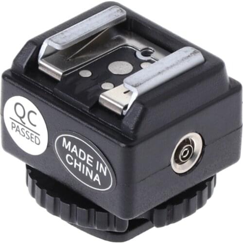 C-N2 Hot Shoe Converter Adapter PC Sync Port Kit For Nikon Flash To Canon Camera