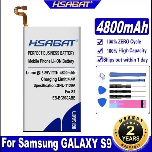 HSABAT 4600mAh EB-BG960ABE Battery for Samsung GALAXY S9 G9600 G960F SM-G960