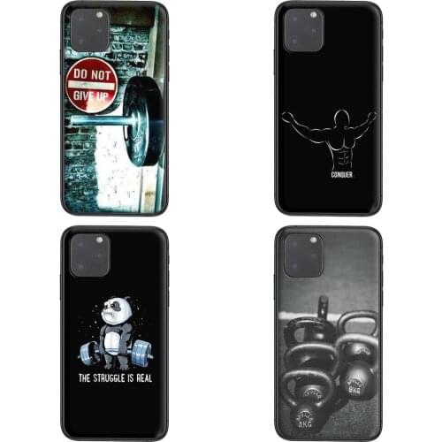 Bodybuilding Gym Fitness Muscle For Xiaomi Mi11 Mi 11 Pro Ultra Lite 10T 10S Mi9 Poco X3 NFC F3 For Boys Soft Mobile Phone Cases