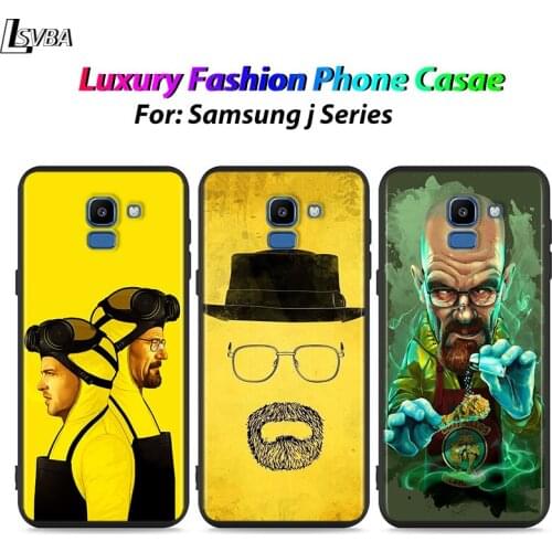 Black Shell Heisenberg Breaking Bad for Samsung Galaxy J7Duo J2 J4 Core J6 J4 Plus J8 J3 J7 J5 Prime 2018 2017 Phone Case